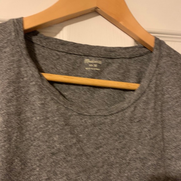Madewell whisper cotton heather grey crewneck - Picture 3 of 3